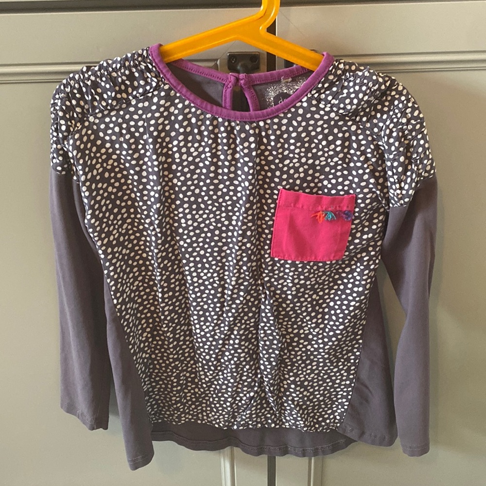 Fun girls polka dot top